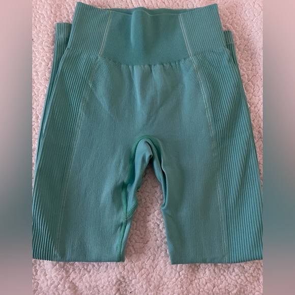 Gymshark Blue ultra seamless leggings. - Picture 1 of 3